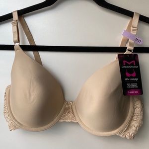 NUDE DEMI T SHIRT LACE BRA